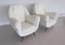 Set of Italian Armchairs with Brass Stiletto Feet, 1960s 6