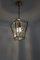 Vintage Italian Lantern in Crystal Cut Glass and Brass, 1950s 14