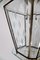 Vintage Italian Lantern in Crystal Cut Glass and Brass, 1950s 17