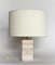 Italian Table Lamp in Travertine Marble, 1970s 12