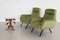 Italian Armchairs in Green Velvet, 1960s, Set of 2, Immagine 8