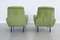 Italian Armchairs in Green Velvet, 1960s, Set of 2 10