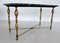 Italian Coffee Table with Marble Top and Brass Base, 1950s 10