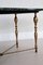 Italian Coffee Table with Marble Top and Brass Base, 1950s, Image 13