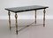 Italian Coffee Table with Marble Top and Brass Base, 1950s 14