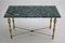 Italian Coffee Table with Marble Top and Brass Base, 1950s 15