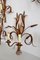 Italian Gilt Tole Wall Sconces with Wheat Sheaf, 1950s, Set of 5, Imagen 13