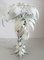 Mid-Century White Palm Tree Table Lamp by Hans Kögl, 1970s 4