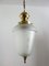 Italian Brass and Cut Glass Pendant Lamp, 1970s, Immagine 11