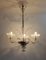 Italian Murano Glass Chandelier, 1950s, Imagen 13