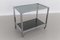 Italian Bar Cart or Trolley in Brass and Chrome, 1970s, Image 12