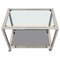 Italian Bar Cart or Trolley in Brass and Chrome, 1970s, Image 1