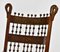 Arts & Crafts Rocking Chair with Embossed Leather Panels, Immagine 4