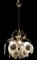 Murano Glass Disc Chandelier, 1970s, Imagen 2