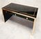 Lacquered Wood & Brass Desk by Jean Claude Mahey, 1970s 1