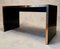 Lacquered Wood & Brass Desk by Jean Claude Mahey, 1970s, Image 3