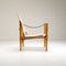 Linen Safari Chair by Kaare Klint Rud Rasmussen, Denmark, 1950s, Image 7