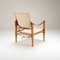 Linen Safari Chair by Kaare Klint Rud Rasmussen, Denmark, 1950s 9