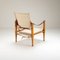 Linen Safari Chair by Kaare Klint Rud Rasmussen, Denmark, 1950s, Image 9