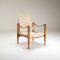 Linen Safari Chair by Kaare Klint Rud Rasmussen, Denmark, 1950s, Immagine 1