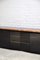 Burl Wood and Black Lacquer Sideboard from Roche Bobois, 1980s, Immagine 7