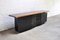 Burl Wood and Black Lacquer Sideboard from Roche Bobois, 1980s 3