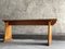 Brutalist Wooden Bench, 1950s, Image 6