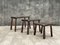 Vintage Brutalist Nesting Tables, 1970, Set of 3, Immagine 4