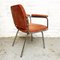 Space Age Armchair in Coral Chenille, 1970s 6