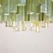 Chandelier with 330 Triedri in two-colored Murano Glass from Venini, 1950s 15