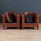 20th Century Dutch Sheepskin Leather Club Chairs, Set of 2, Image 16