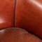20th Century Dutch Sheepskin Leather Club Chairs, Set of 2, Image 6