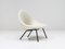 Italian Easy Chair in Fluffy Pierre Frey Fabric, 1950s 5