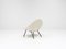 Italian Easy Chair in Fluffy Pierre Frey Fabric, 1950s 10