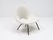 Italian Easy Chair in Fluffy Pierre Frey Fabric, 1950s 1