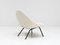 Italian Easy Chair in Fluffy Pierre Frey Fabric, 1950s, Immagine 8