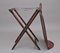 Early 19th Century Mahogany Folding Butler's Tray on Stand, Set of 2, Immagine 10