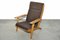 Oak GE 290 Highback Lounge Chair by Hans J. Wegner for Getama, Denmark, 1950s, Immagine 7