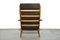 Oak GE 290 Highback Lounge Chair by Hans J. Wegner for Getama, Denmark, 1950s, Immagine 4