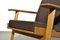 Oak GE 290 Highback Lounge Chair by Hans J. Wegner for Getama, Denmark, 1950s, Immagine 10