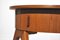 Round Teak Side Table or Sewing Table, Denmark, 1950s or 1960s, Image 9