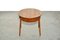 Round Teak Side Table or Sewing Table, Denmark, 1950s or 1960s, Image 6