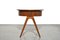 Round Teak Side Table or Sewing Table, Denmark, 1950s or 1960s 3