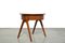 Round Teak Side Table or Sewing Table, Denmark, 1950s or 1960s 1