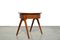 Round Teak Side Table or Sewing Table, Denmark, 1950s or 1960s, Image 1