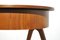 Round Teak Side Table or Sewing Table, Denmark, 1950s or 1960s, Immagine 10