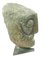 Brutalist Carved Stone Head by Jeno Murai, 1970s, Image 4