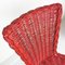 Rattan and Metal Chairs, 1950, Set of 3, Immagine 10