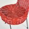 Rattan and Metal Chairs, 1950, Set of 3, Immagine 11