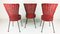 Rattan and Metal Chairs, 1950, Set of 3 9